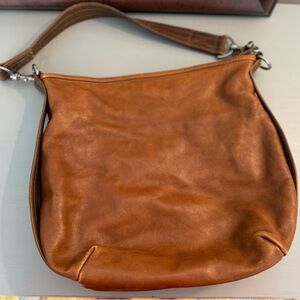 Rough & Tumble  Brown Leather Small Hobo